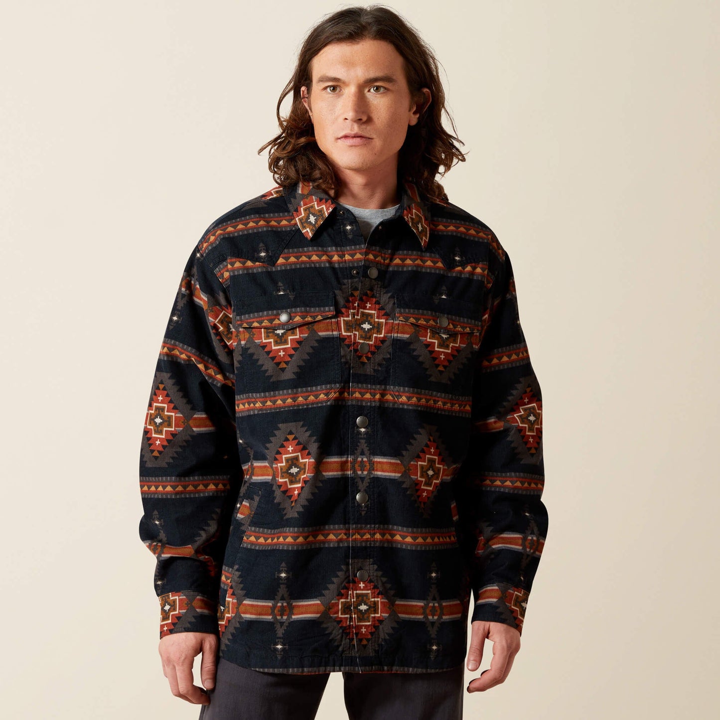 Hensley Corduroy Retro Shirt Jacket