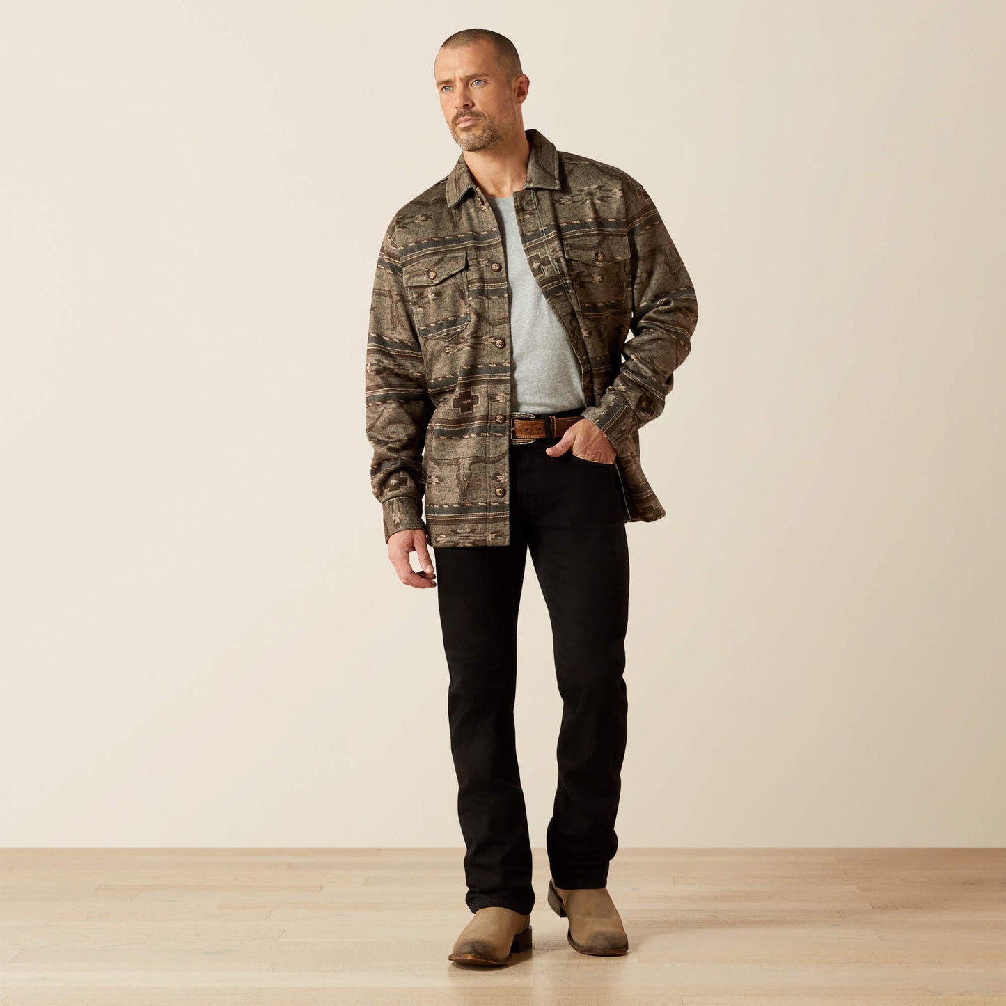 Caldwell Printed Shirt Jacket