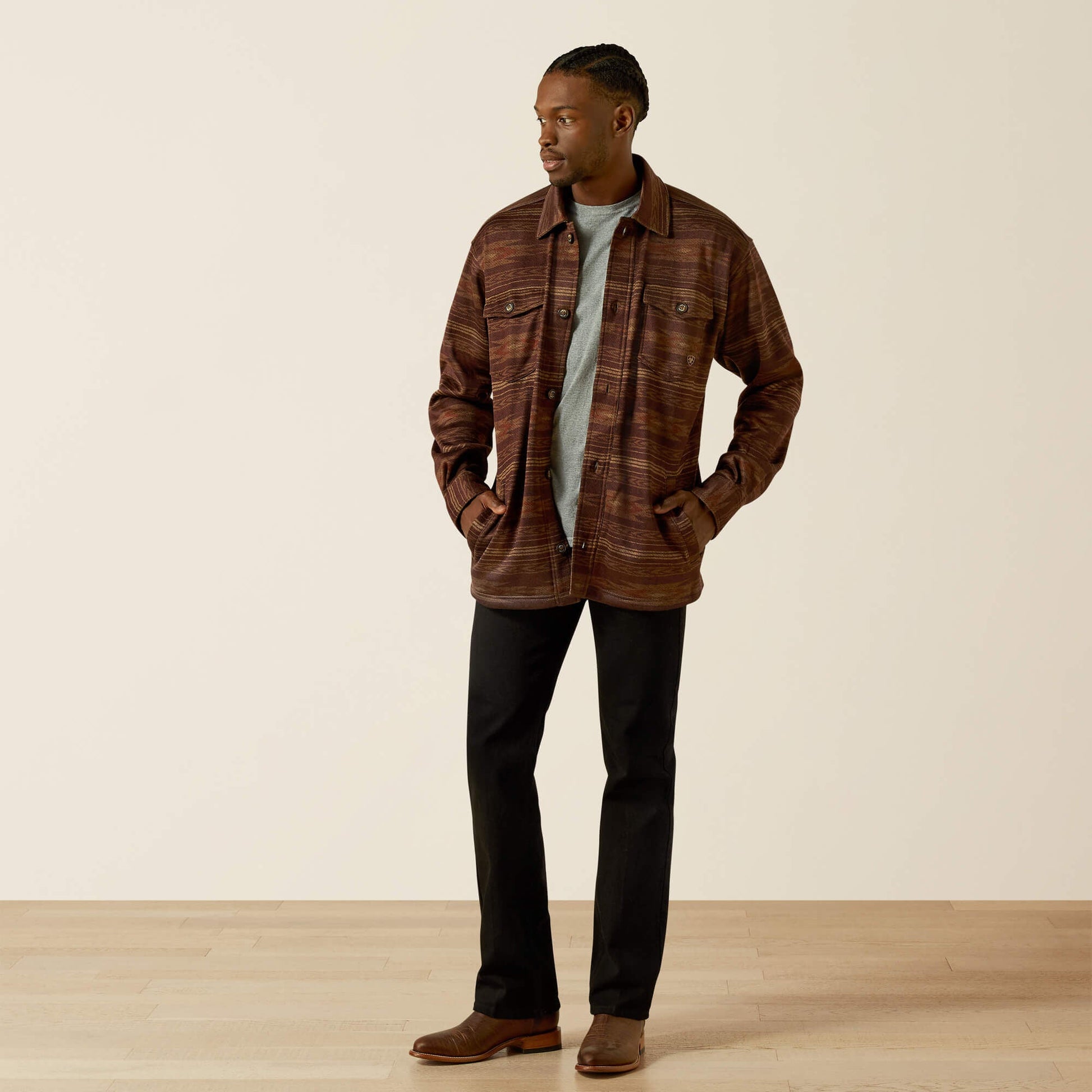 Caldwell Printed Shirt Jacket