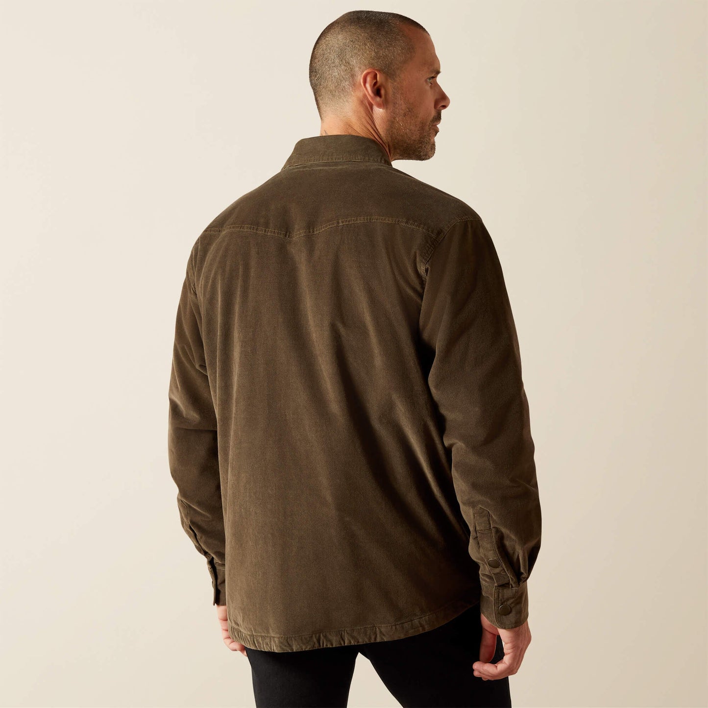 Retro Corduroy Shirt Jacket