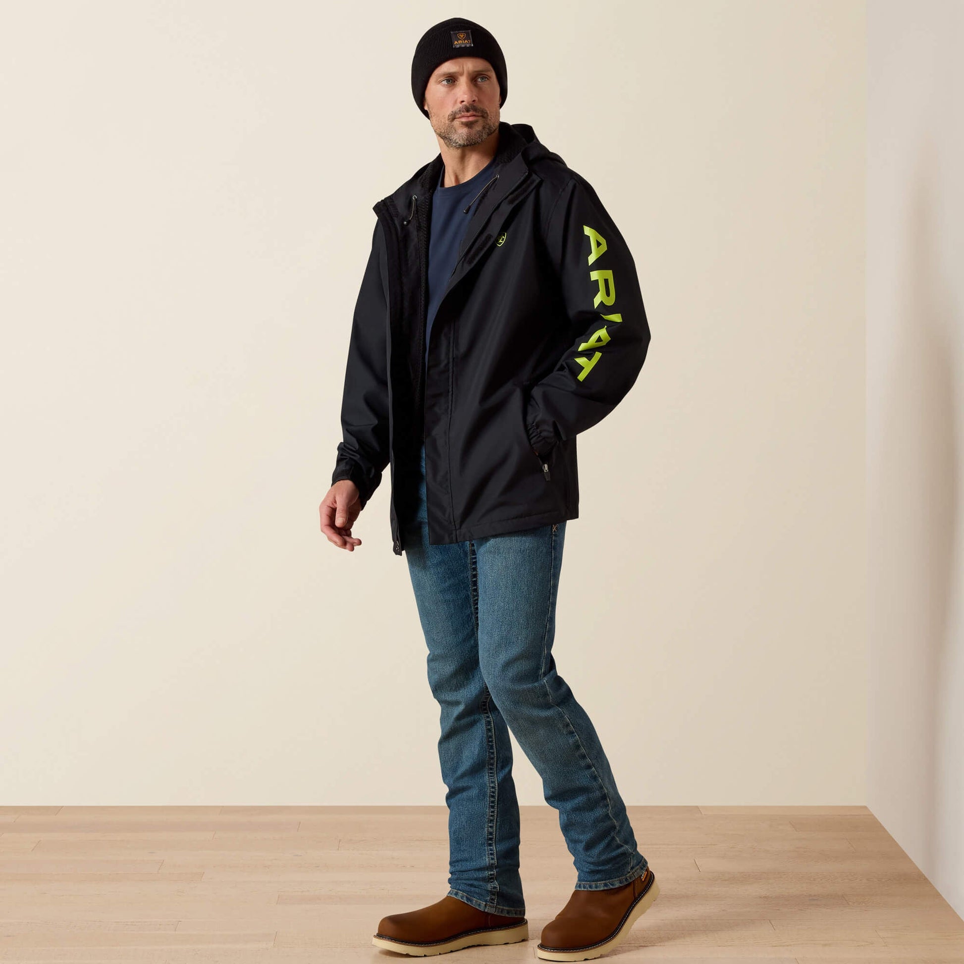 Rebar Stormshell Logo Waterproof Jacket