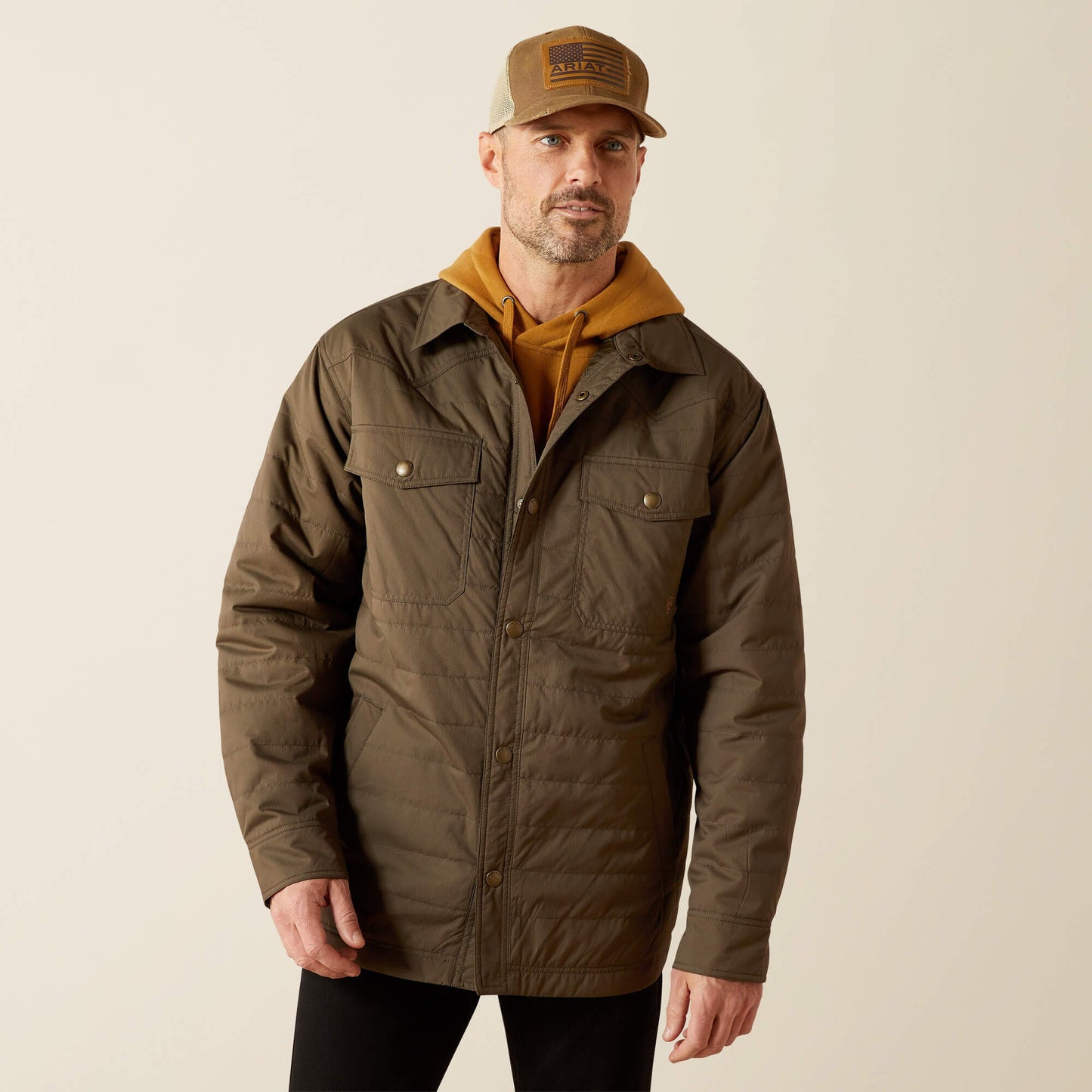 Quilted Shirt Jacket