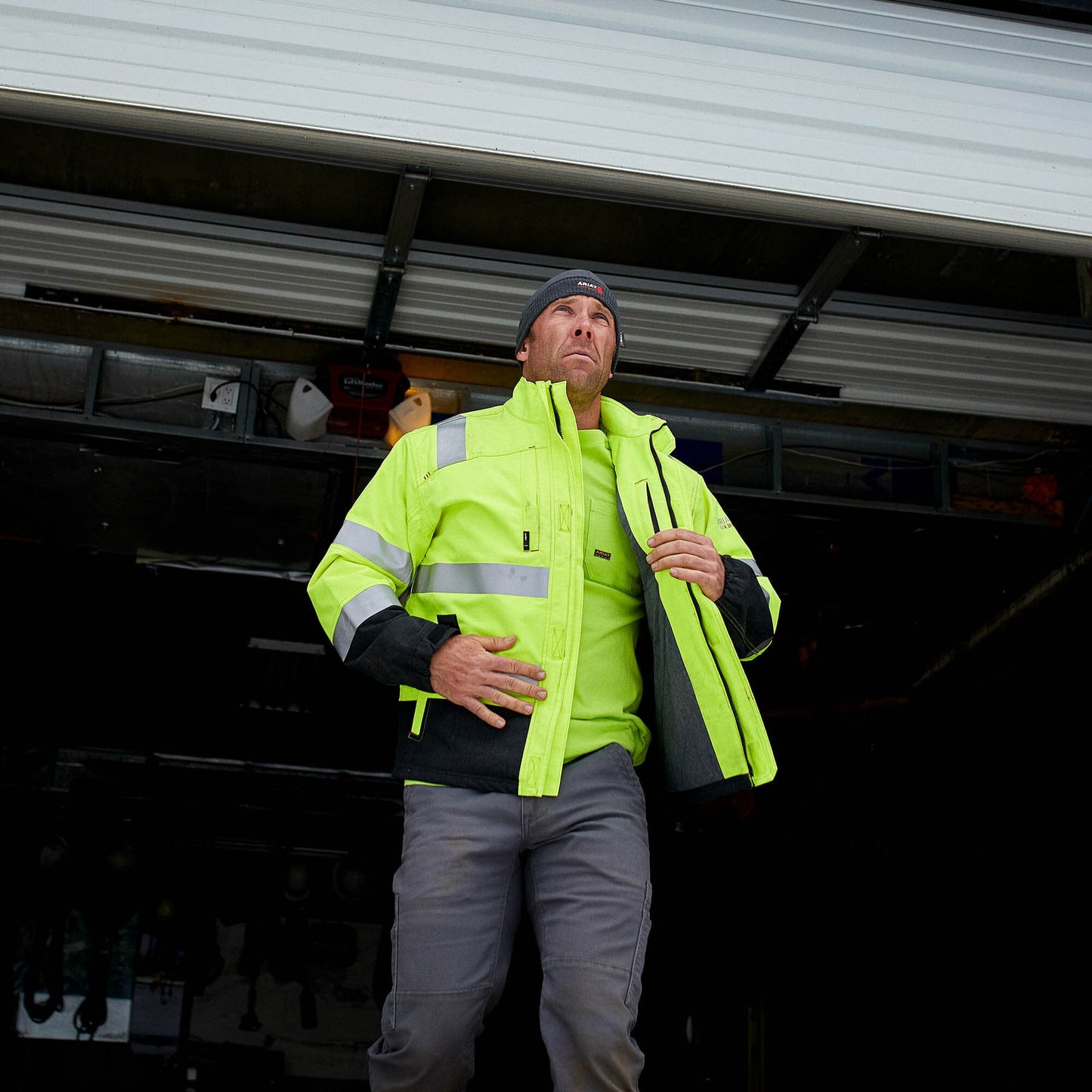 FR Hi-Vis Waterproof Insulated Jacket