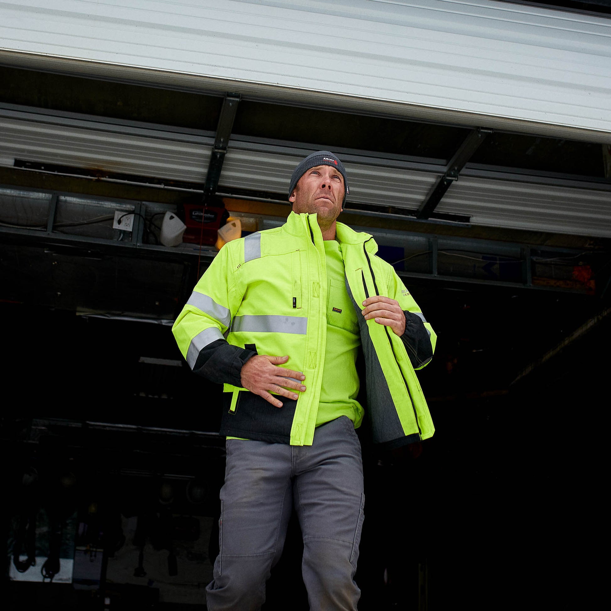 FR Hi-Vis Waterproof Insulated Jacket
