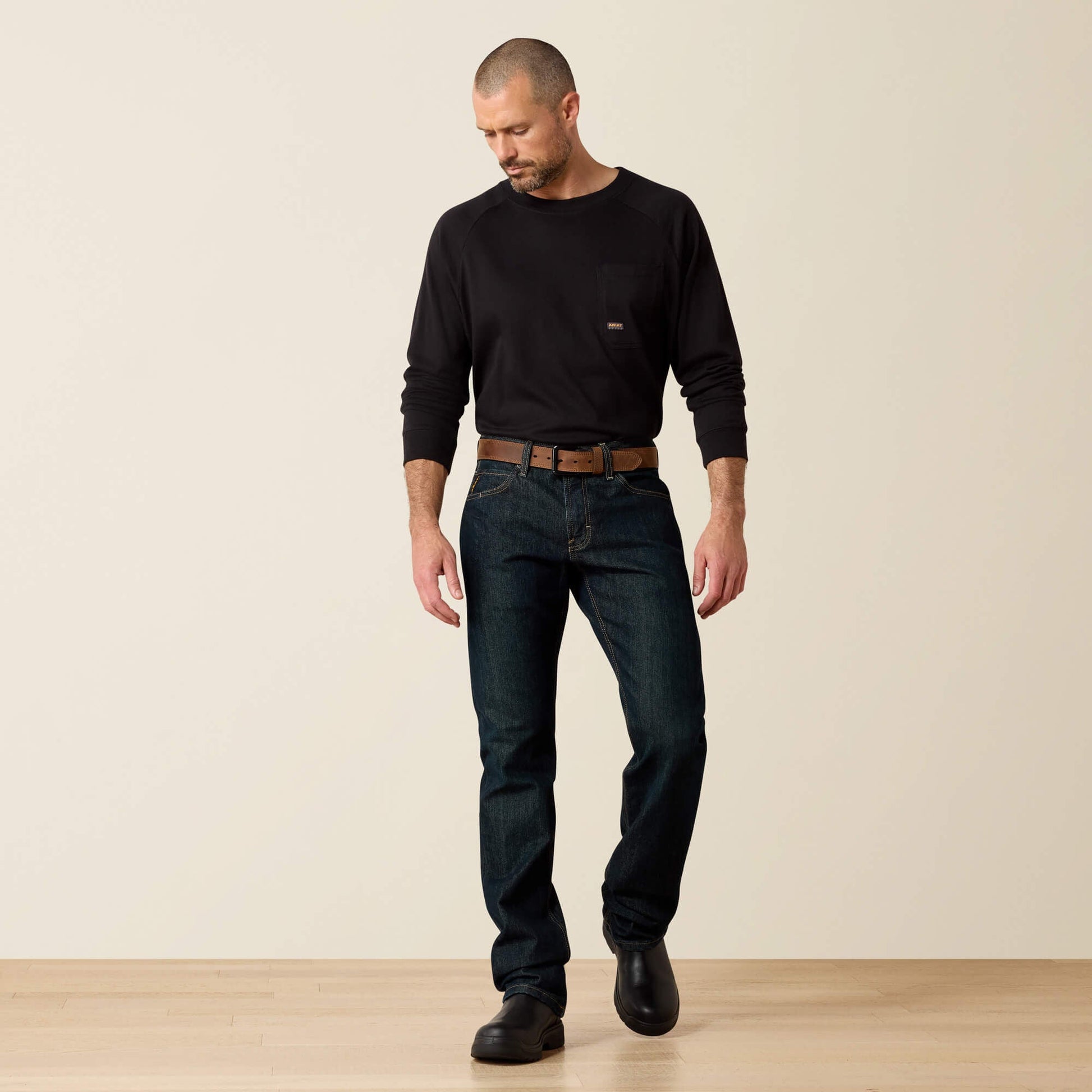 Rebar M7 Slim DuraStretch Basic Stackable Straight Leg Jean