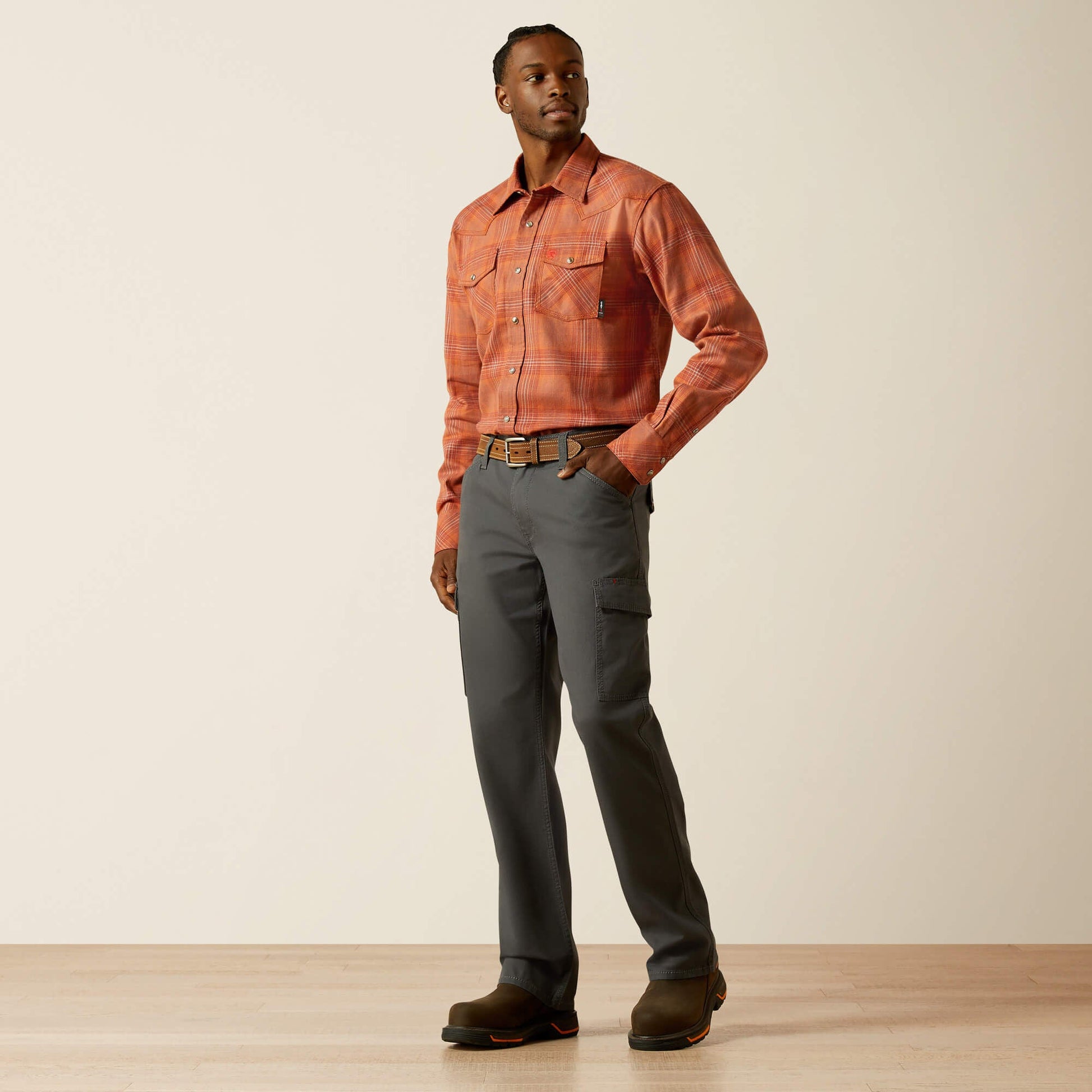 FR Wayne Retro Fit Snap Work Shirt