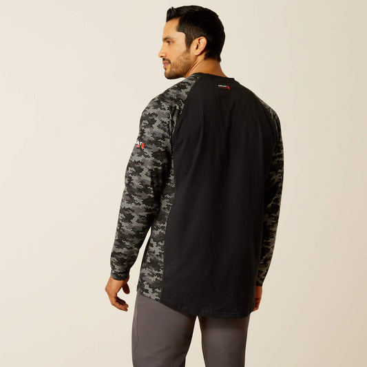 FR AC Stretch Camo Baseball T-Shirt