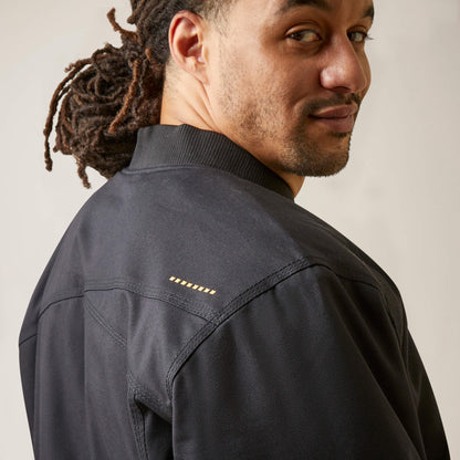 Rebar Stretch Canvas Bomber Jacket