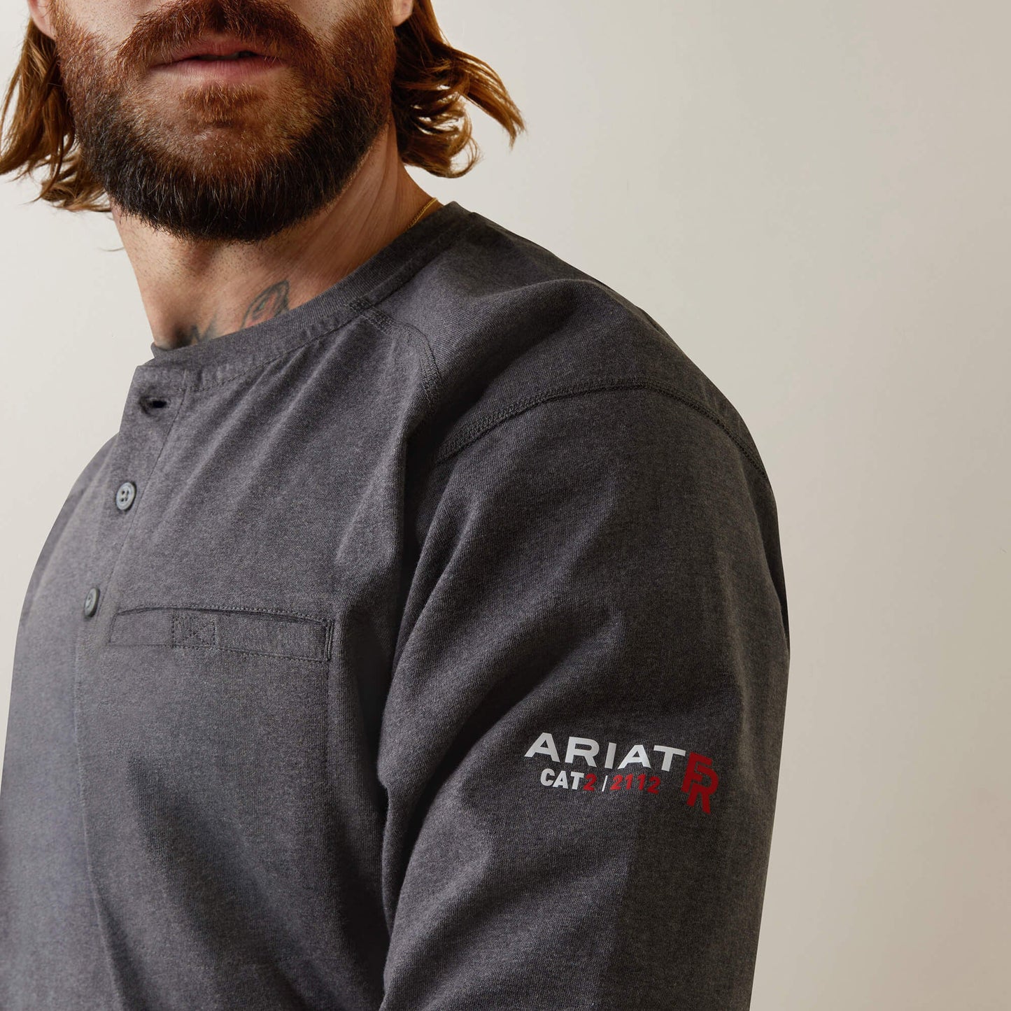 FR Air Refinery Row Graphic Henley Top