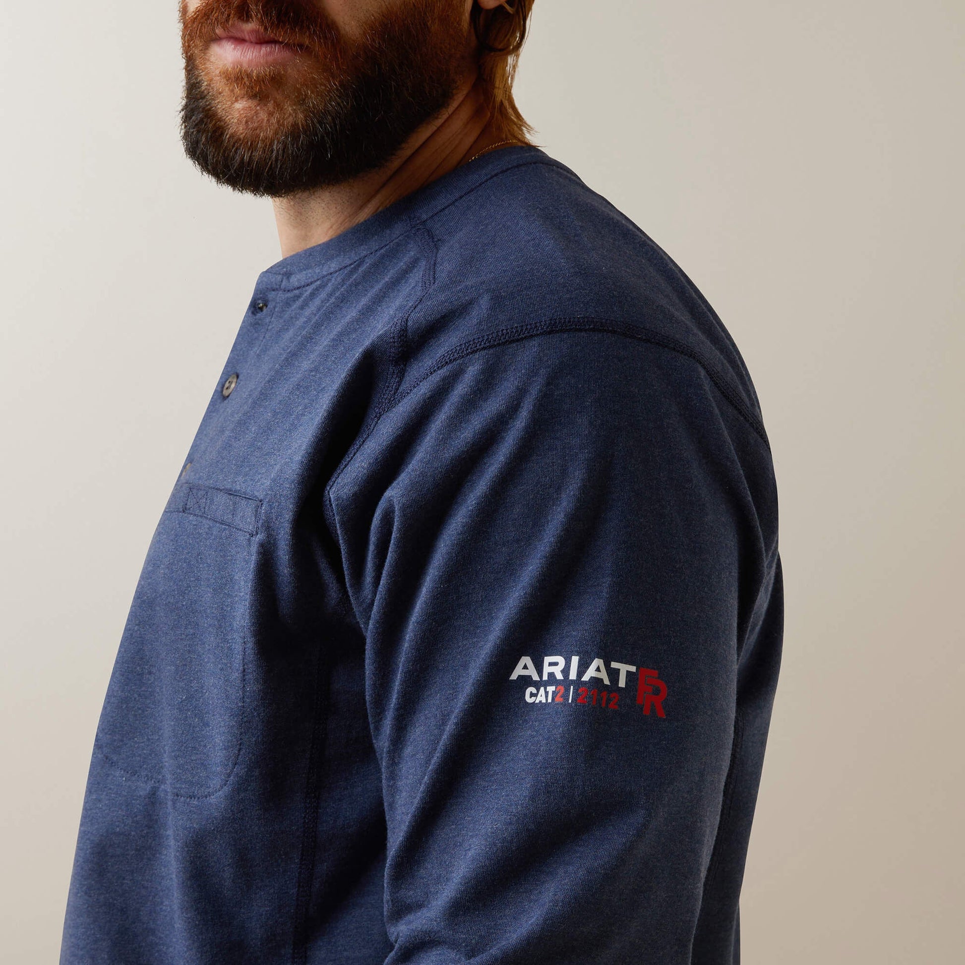 FR Air Refinery Row Graphic Henley Top