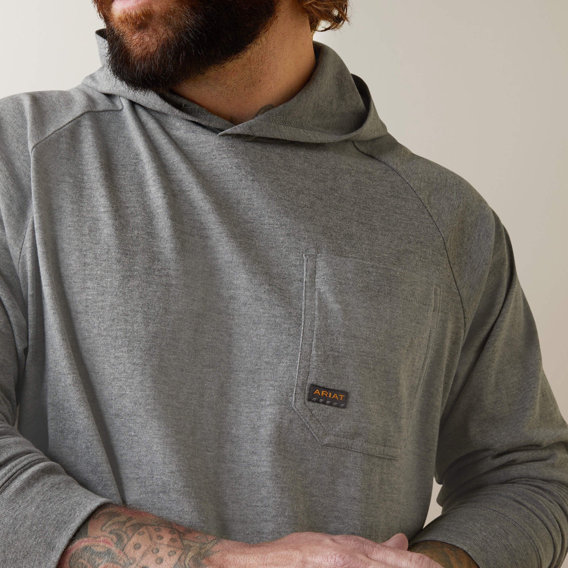 Rebar Cotton Strong Hooded T-Shirt