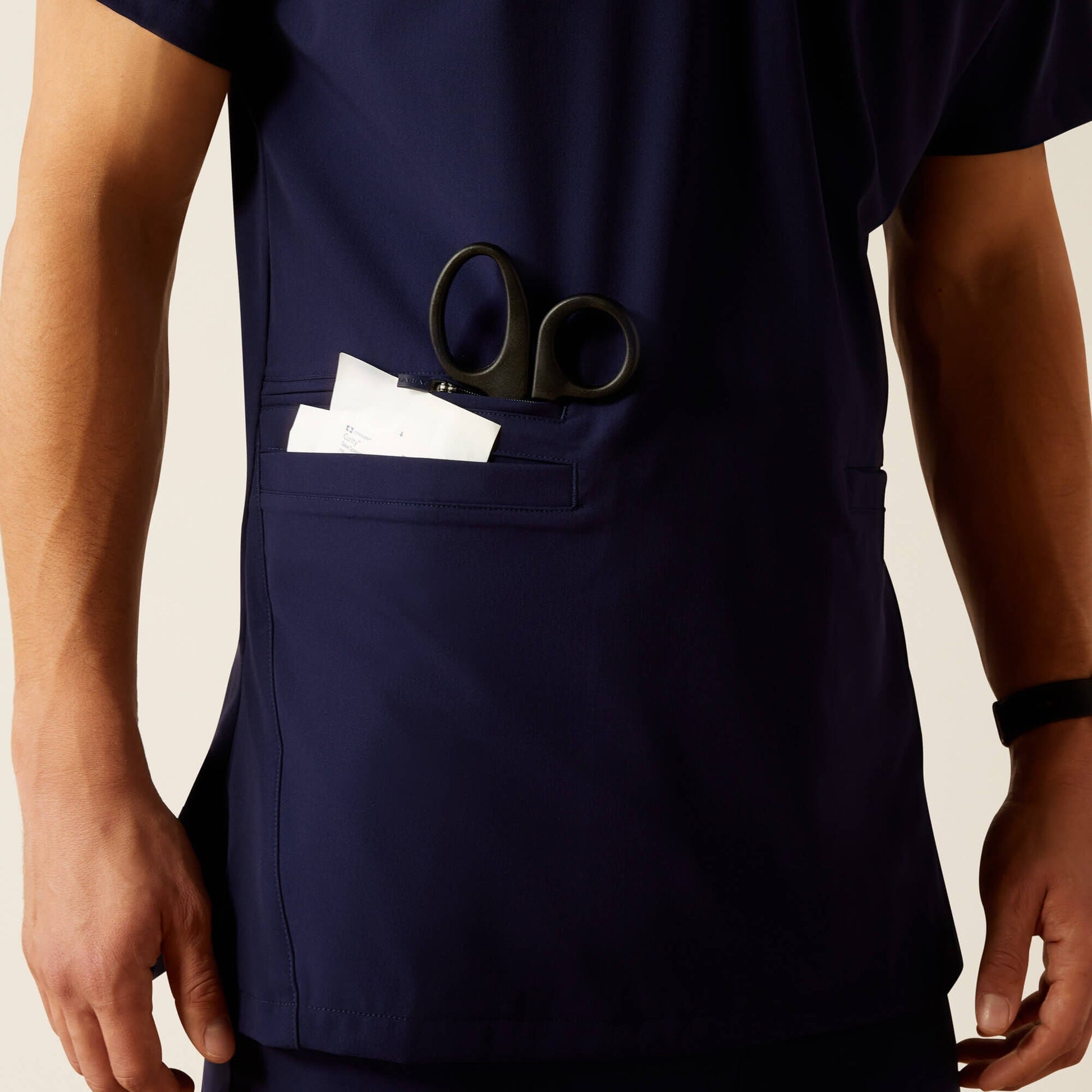 Derham 6 Pocket Scrub Top