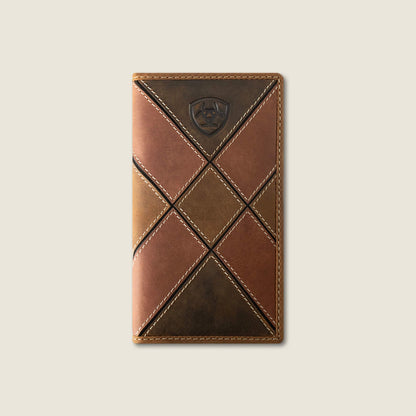 Patchwork Embroidered Logo Rodeo Wallet