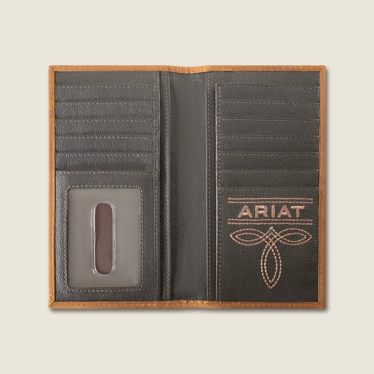 Patchwork Embroidered Logo Rodeo Wallet