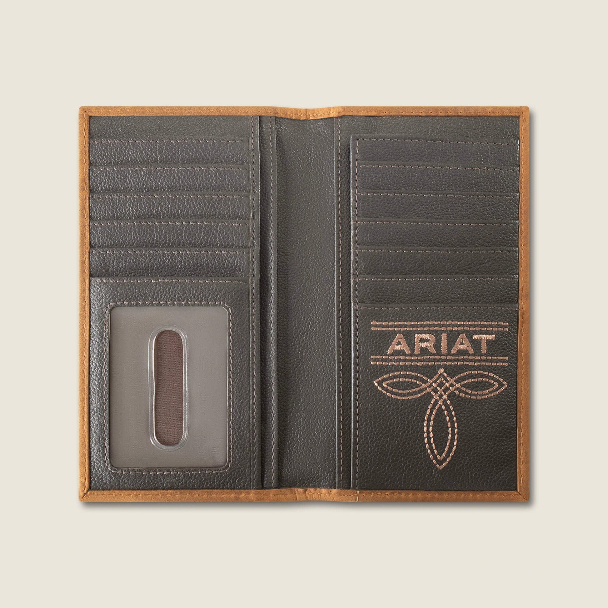 Patchwork Embroidered Logo Rodeo Wallet
