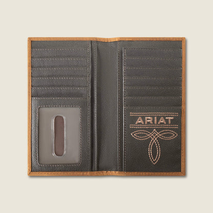 Patchwork Embroidered Logo Rodeo Wallet
