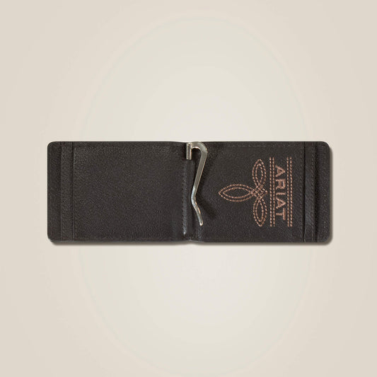Flag Shield Clip Wallet