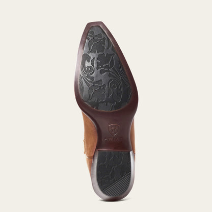 Heritage X Toe Elastic Wide Calf Western Boot