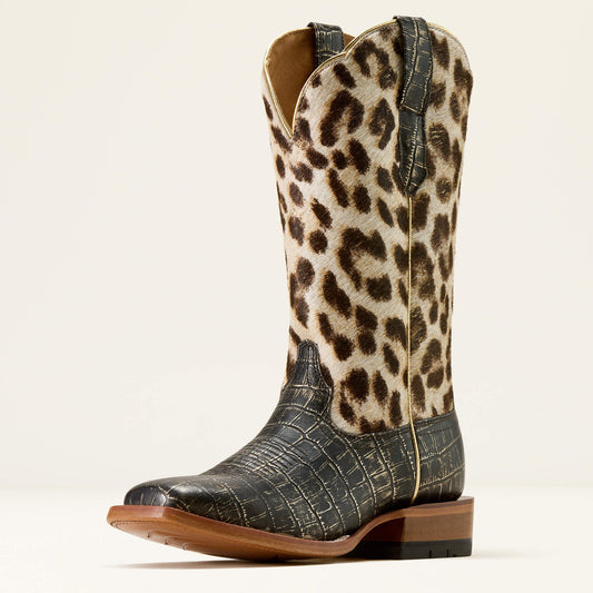 Frontier Farrah Wide Square Toe Western Boot