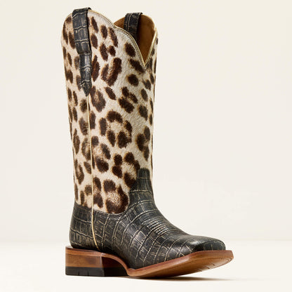 Frontier Farrah Wide Square Toe Western Boot