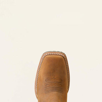 Hybrid Ranchwork Wide Square Toe Western Boot