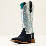 POLO BLUE ROUGHOUT/ELECTRIC SILVER