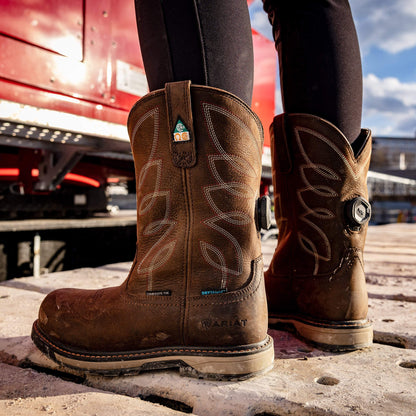 Riveter Pull-On BOA CSA Waterproof Composite Toe Work Boot