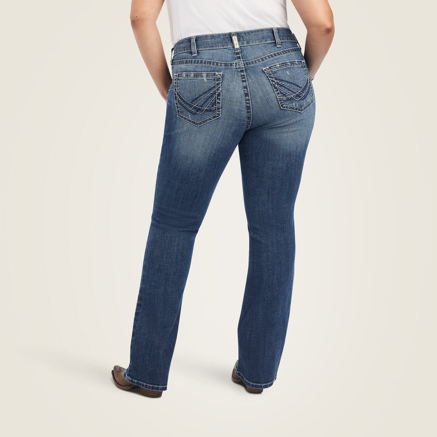 R.E.A.L. Mid Rise Raquel Boot Cut Jean