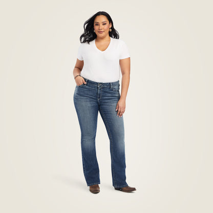R.E.A.L. Mid Rise Raquel Boot Cut Jean