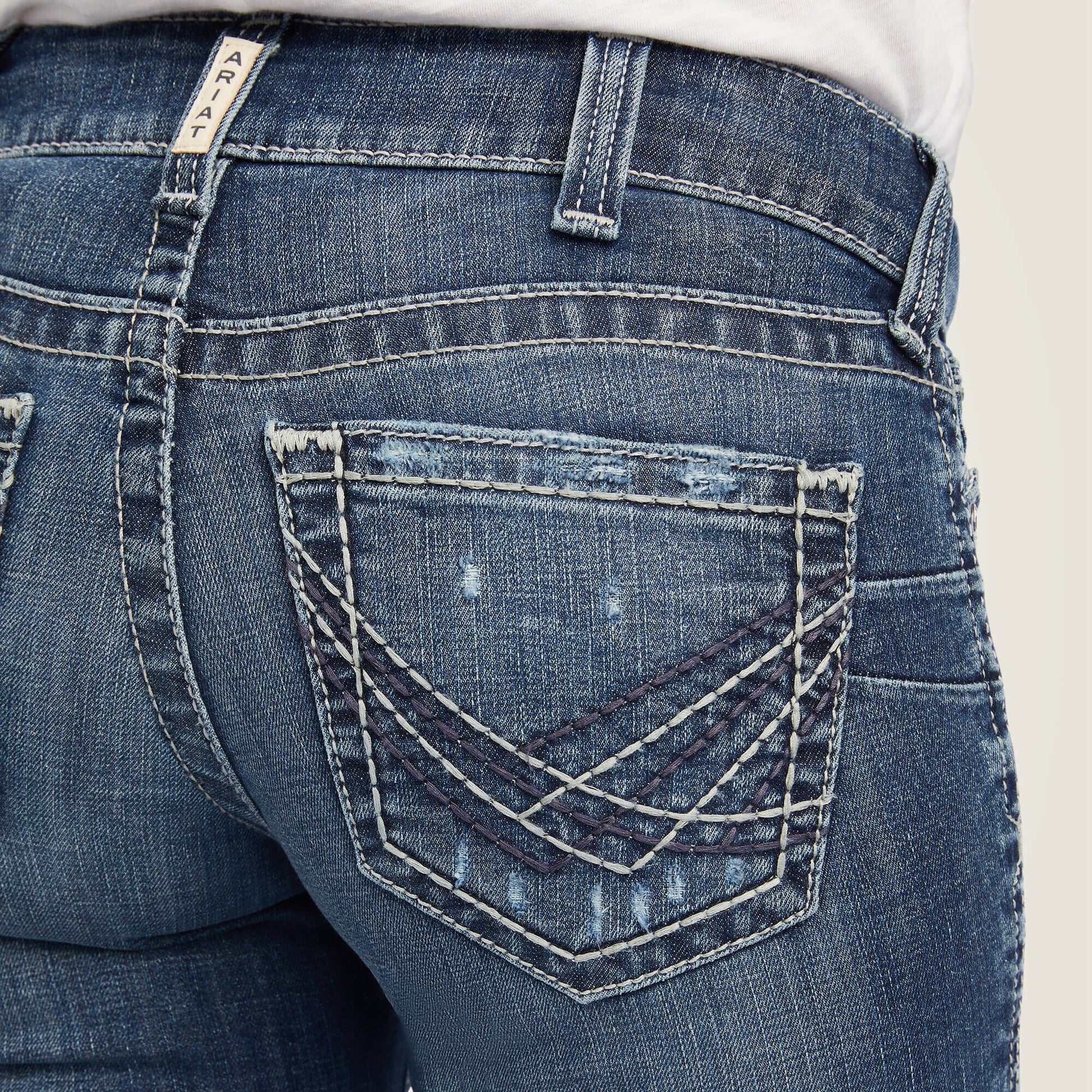 R.E.A.L. Mid Rise Raquel Boot Cut Jean