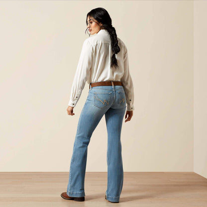 Mid Rise Giovana Leg Slim Trouser Jeans