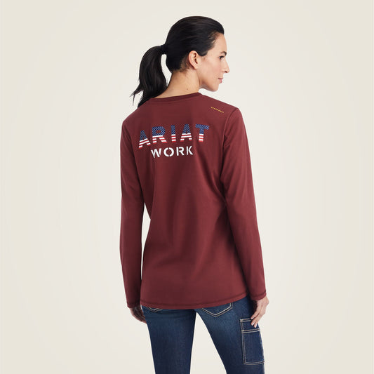 Rebar Workman USA Logo T-Shirt