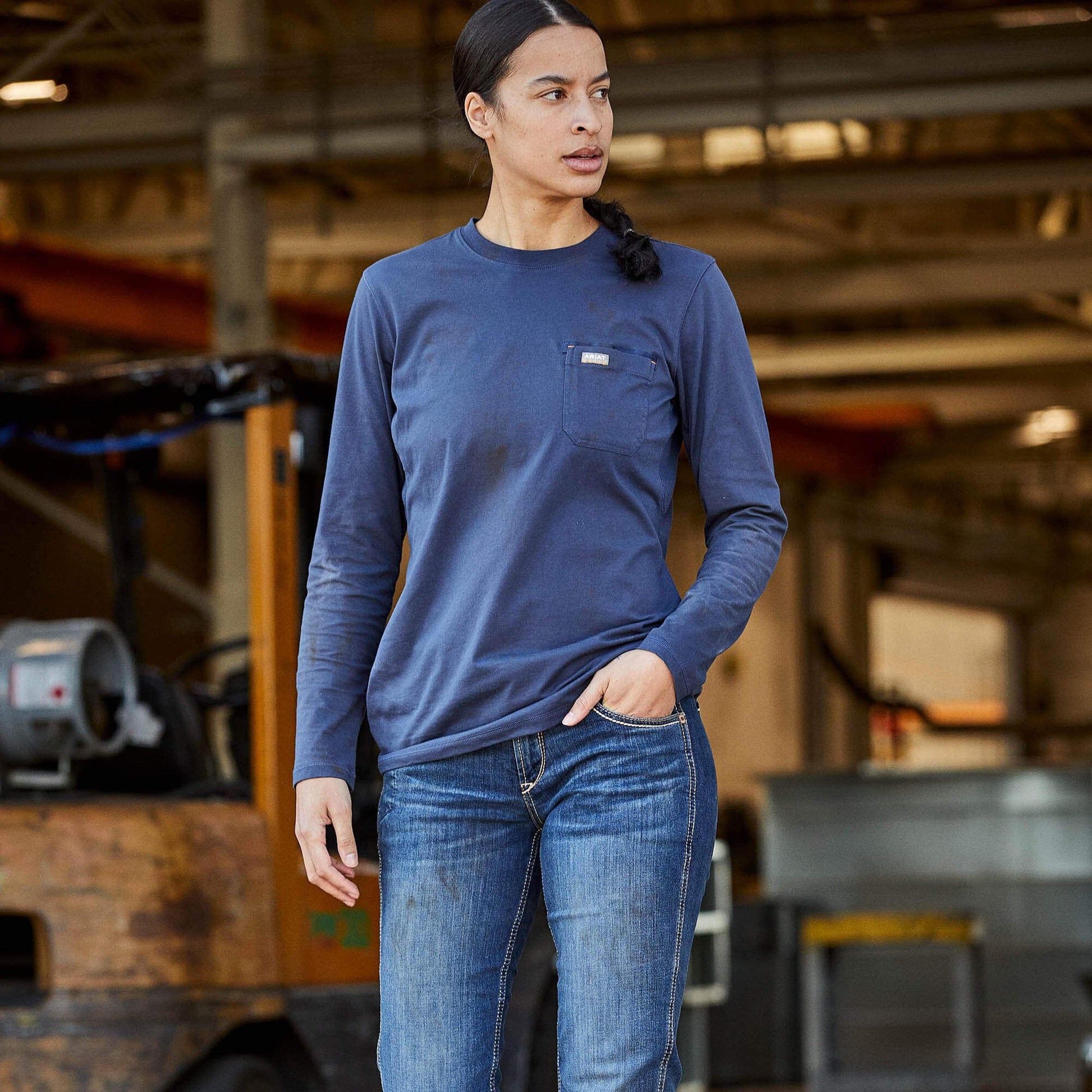 Rebar Workman USA Logo T-Shirt
