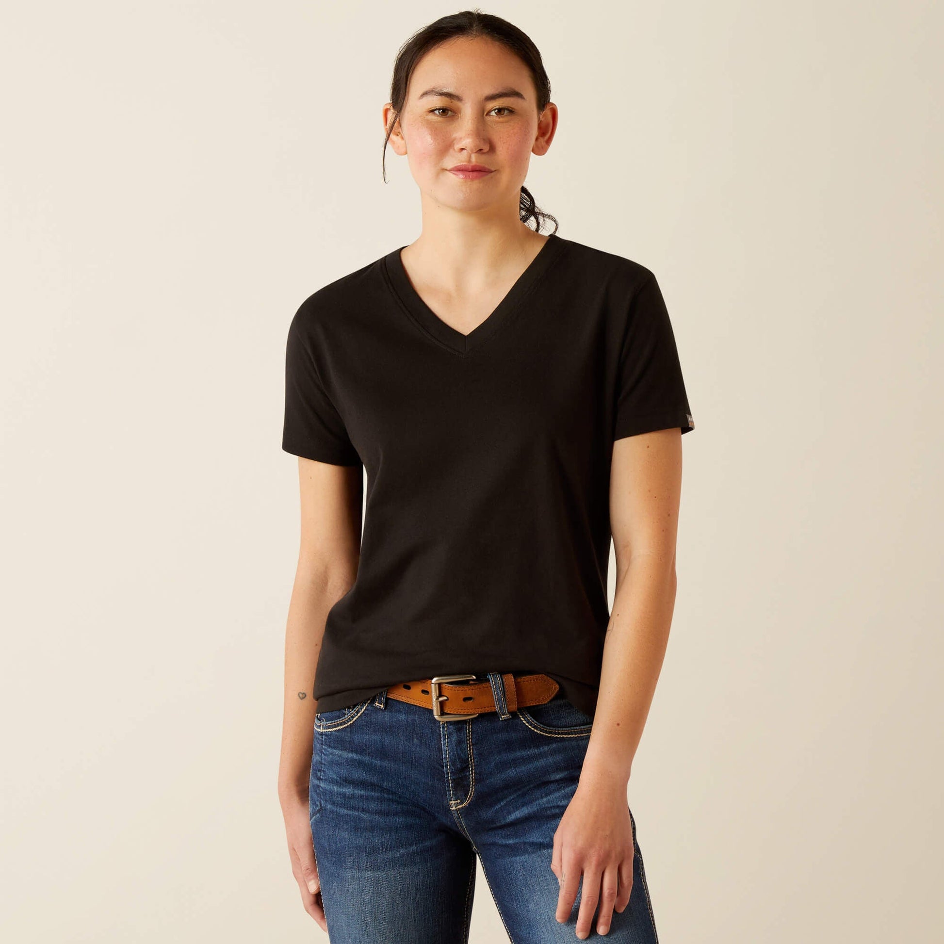 Rebar Cotton Strong Standard V-Neck T-Shirt