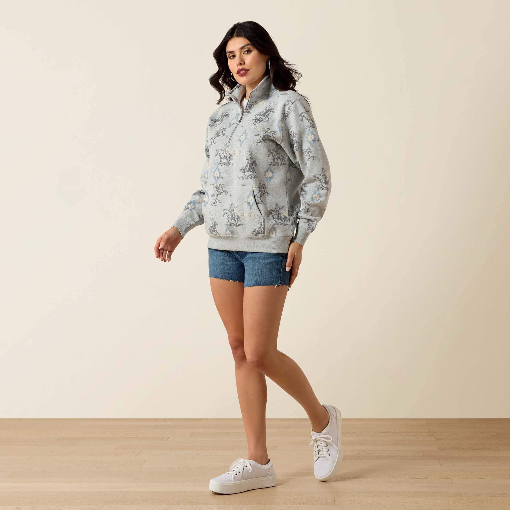 Sapphire 1/2 Zip Sweatshirt