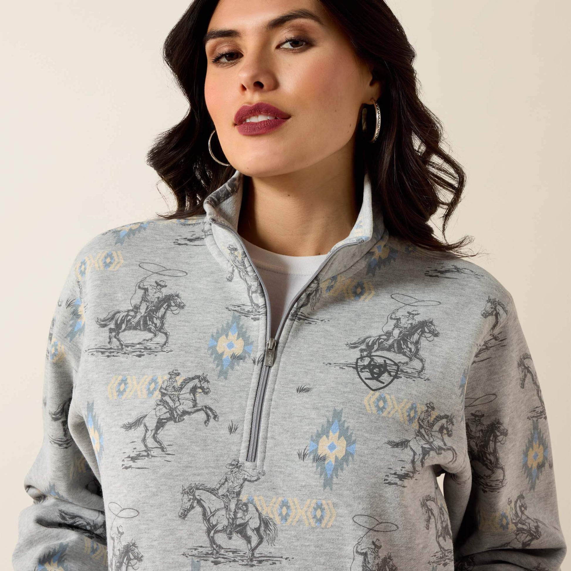 Sapphire 1/2 Zip Sweatshirt