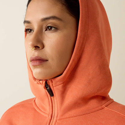 Rebar Lightweight Logo 1/2 Zip Hoodie