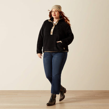Berber Snap Front Sweatshirt