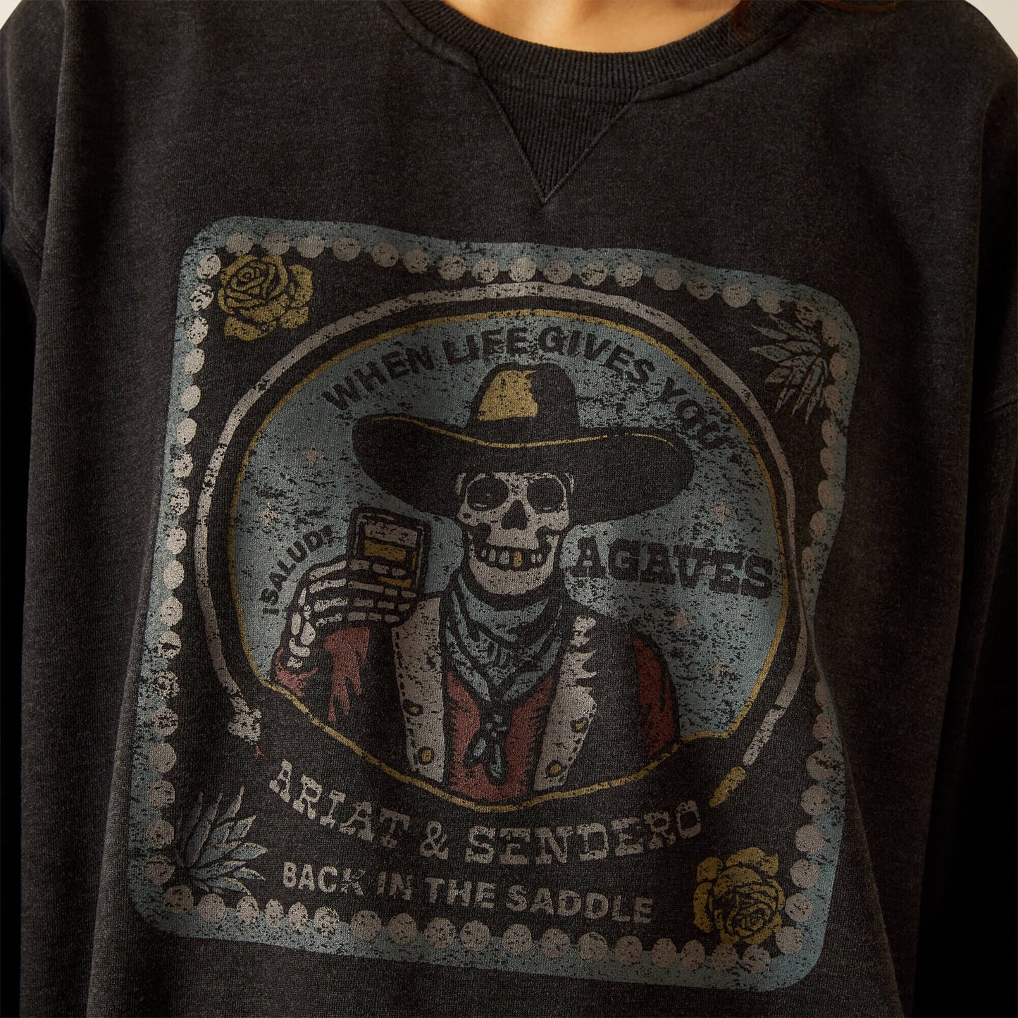 Oversize Sendero When Life Gives You Agaves Sweatshirt