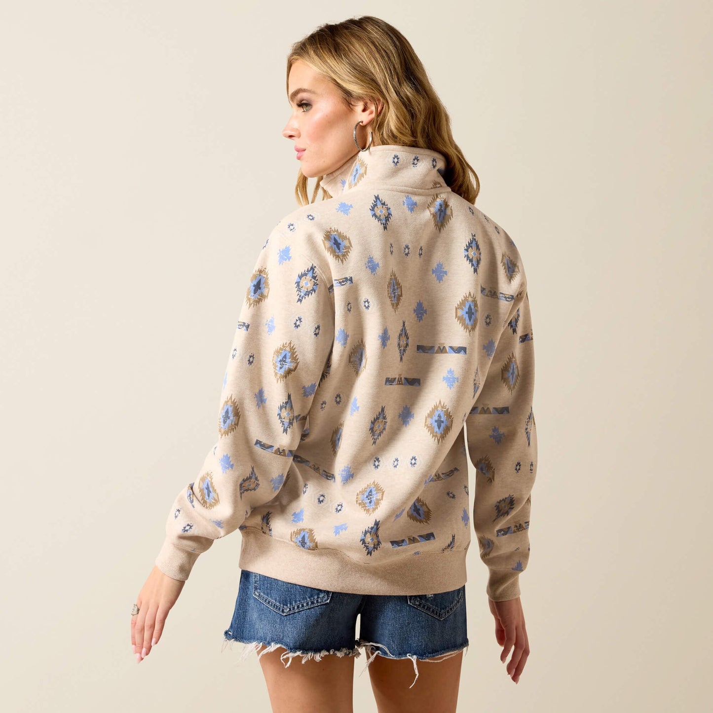 Sapphire 1/2 Zip Sweatshirt