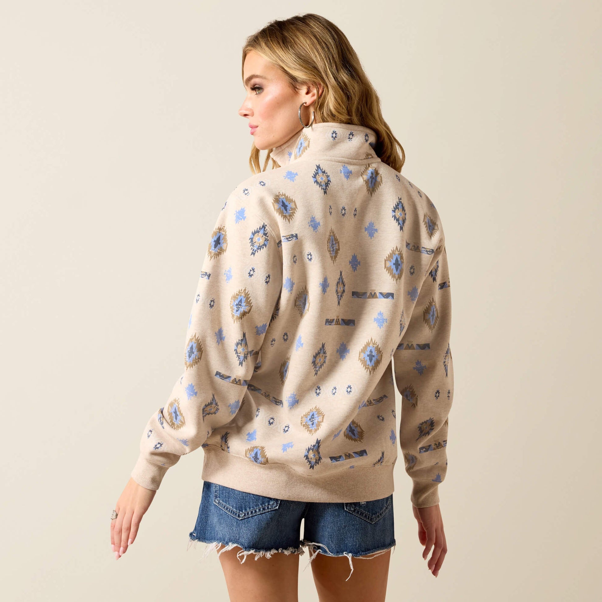 Sapphire 1/2 Zip Sweatshirt