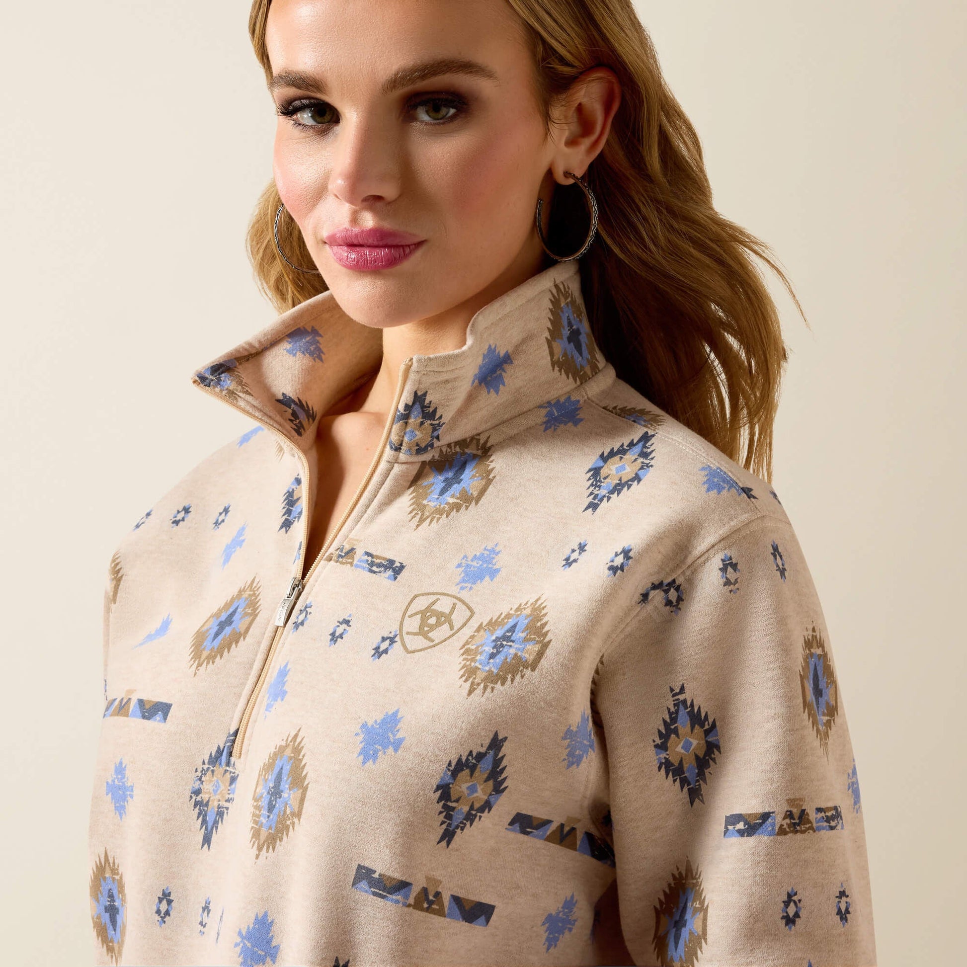 Sapphire 1/2 Zip Sweatshirt