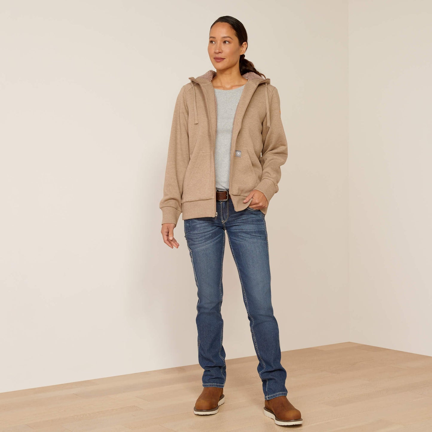 Rebar All-Weather Sherpa Full Zip Hoodie