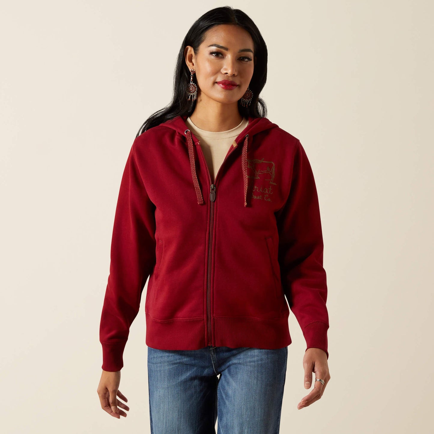 Stitched Full Zip Hoodie