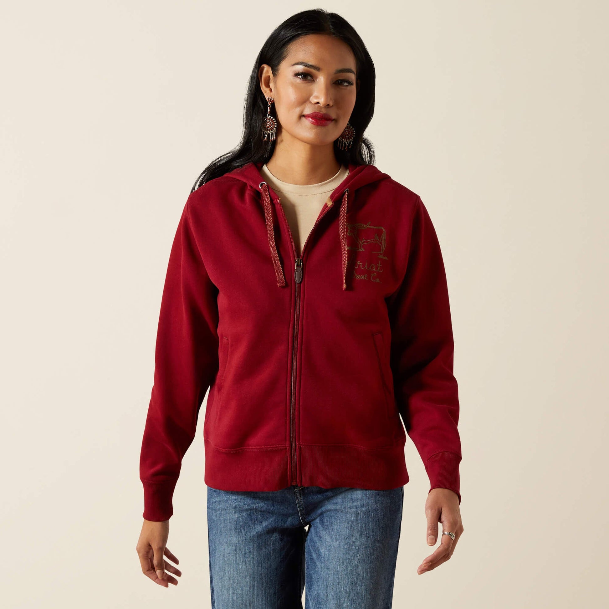 Stitched Full Zip Hoodie