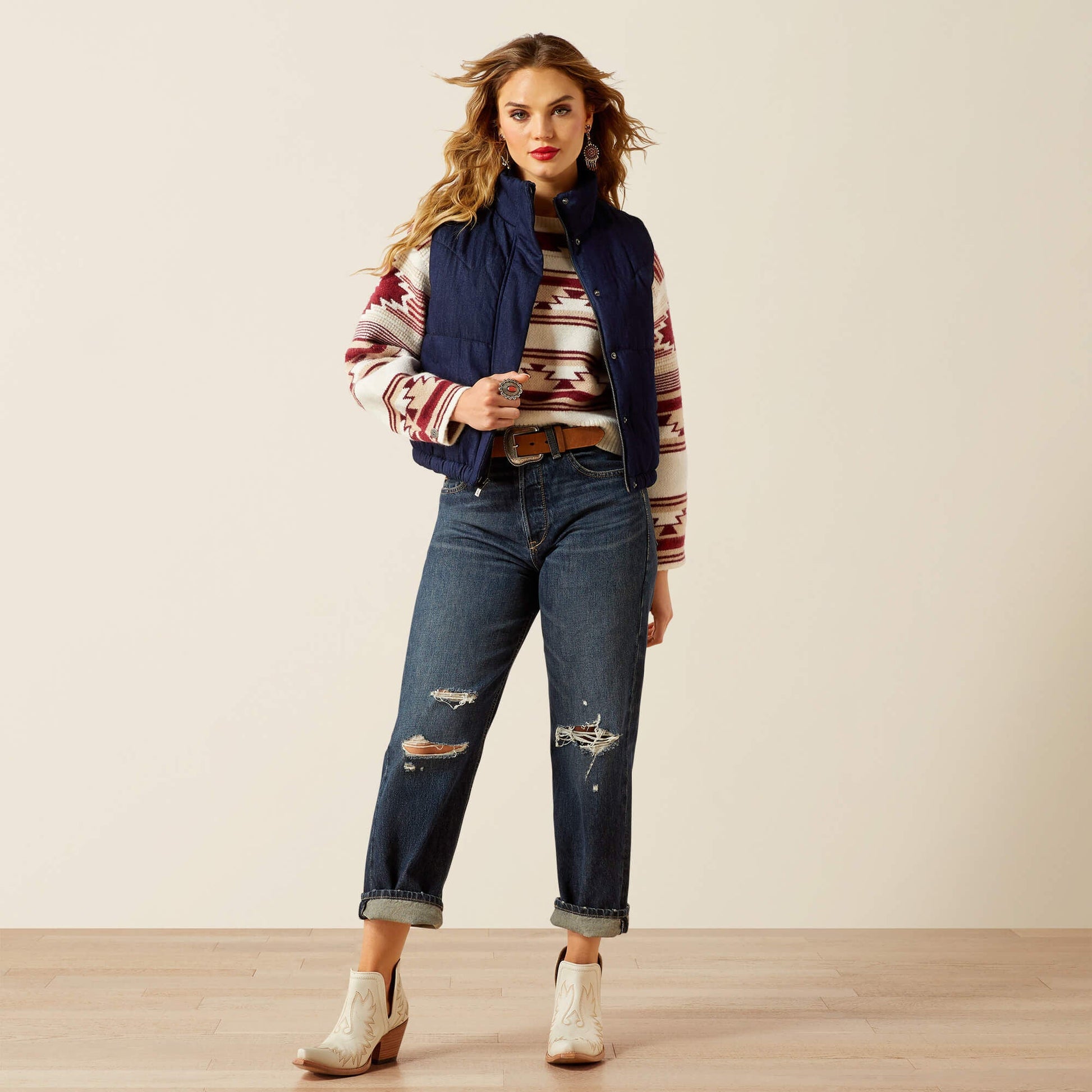 Western Swirls Vest