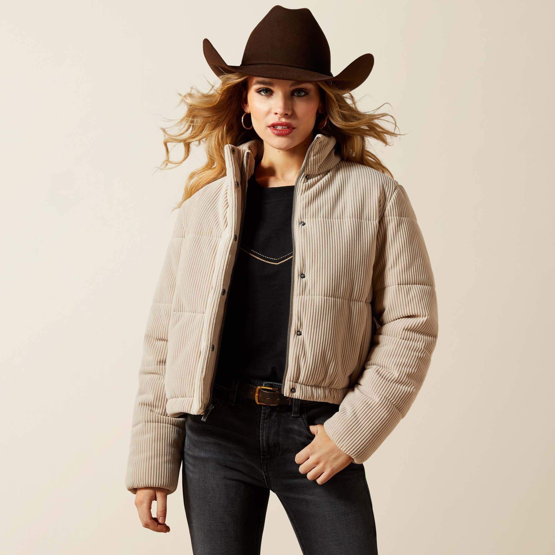 Swirls Puffer Jacket