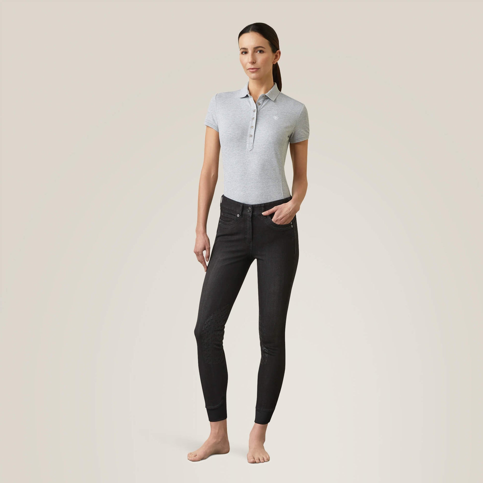 Halo B Denim Knee Patch Breech