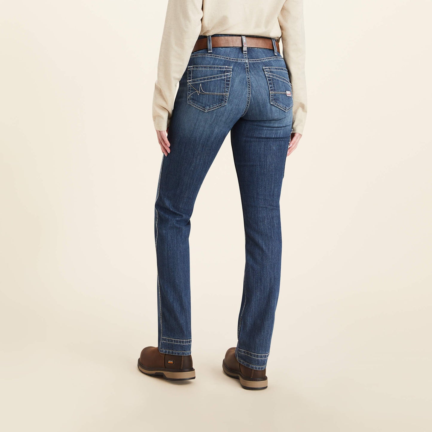 FR Perfect Rise DuraLight Stretch Cell Phone Pocket Straight Jean