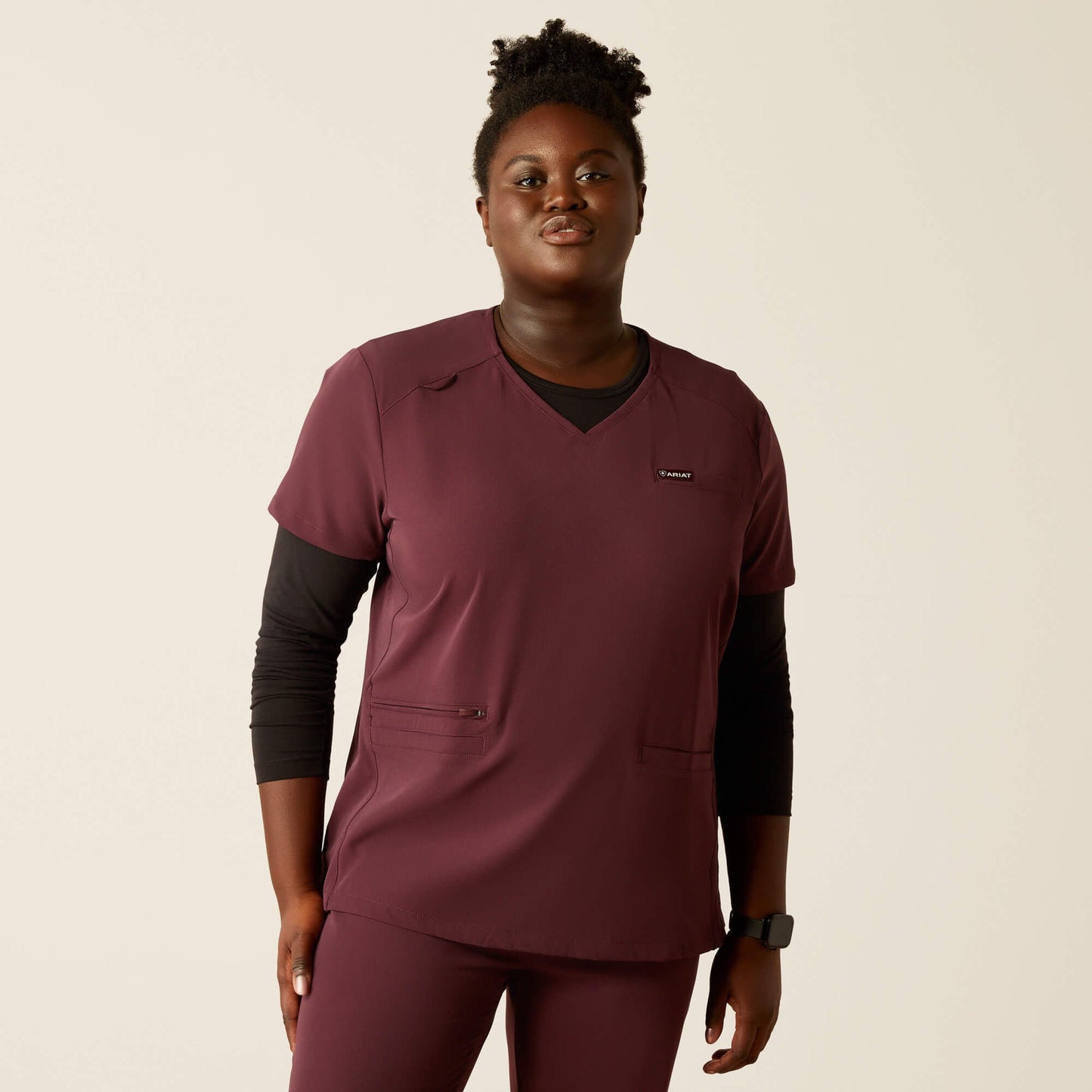 Clara 6 Pocket Scrub Top